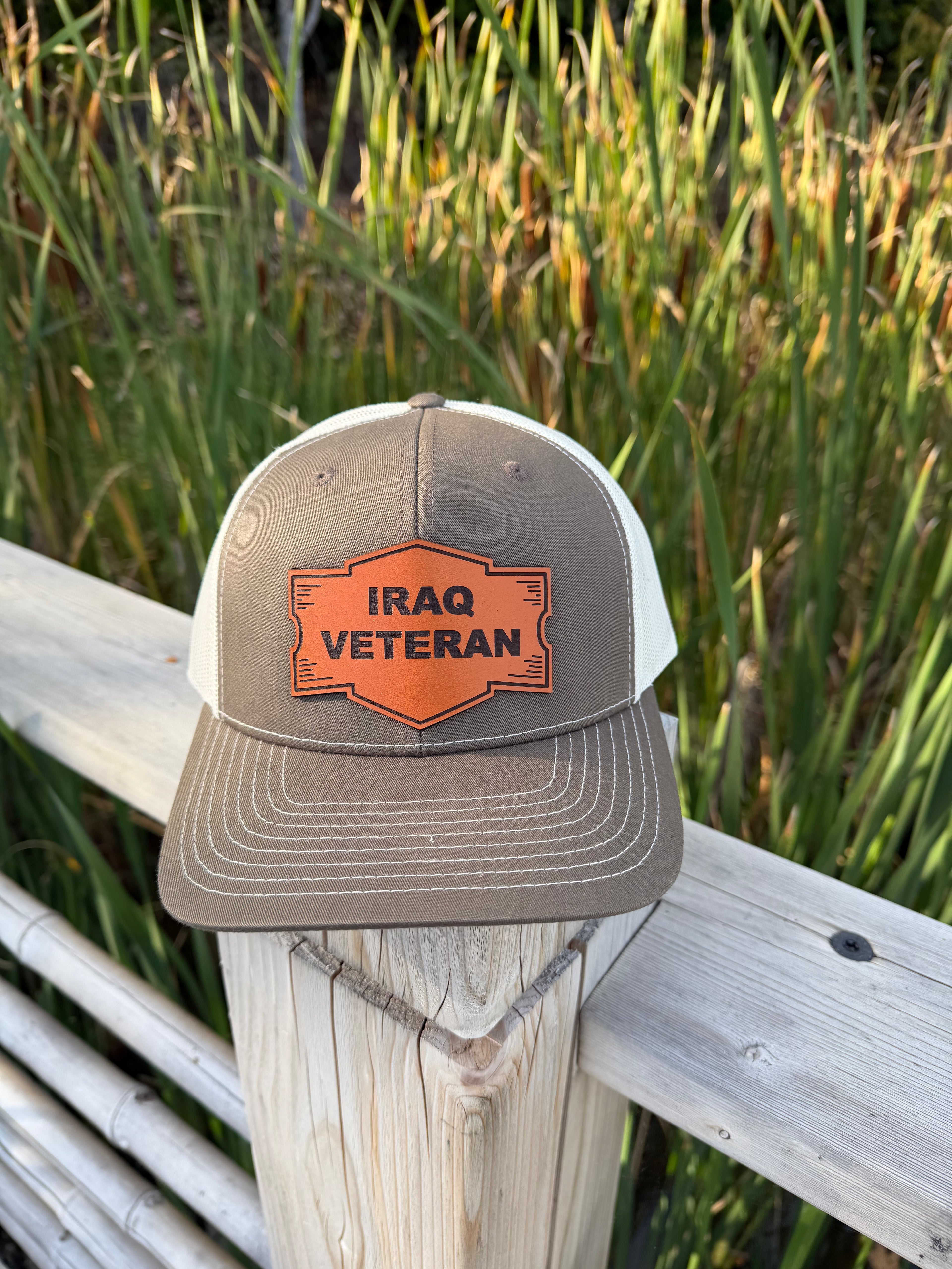 Iraq Veteran Leather Patch Hat | Richardson 112